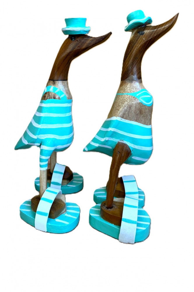 Preview: Ente am Strand aus Bambus